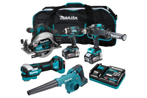 Makita 40Vmax XGT 5 Piece Combo Kit 2x4.0AH