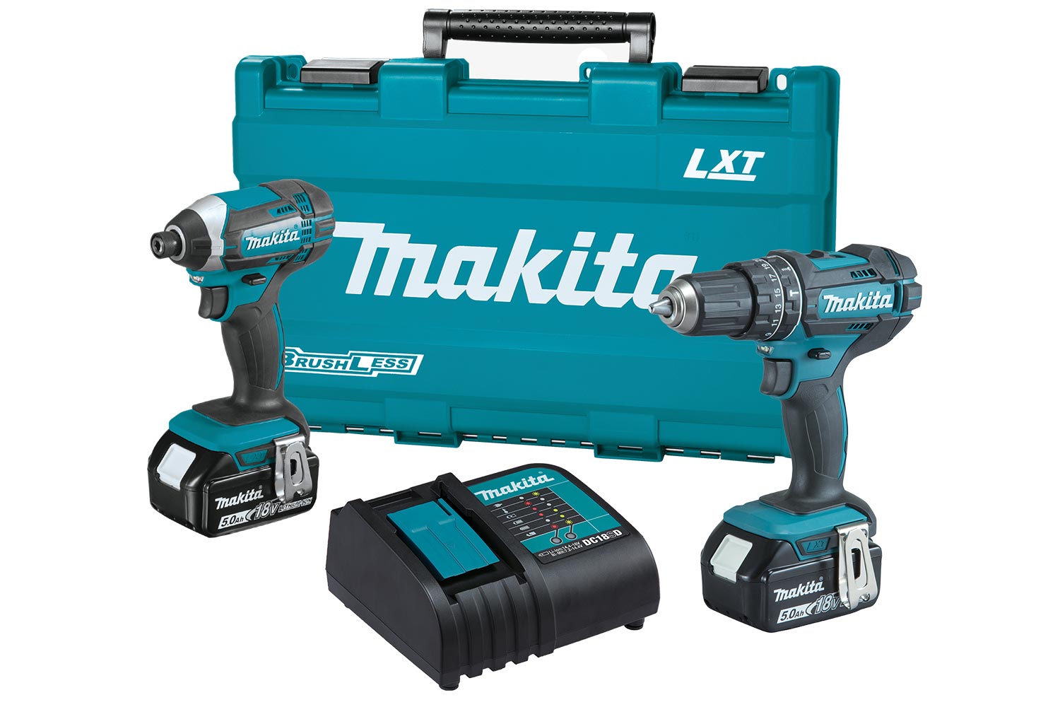 Makita 18V LXT KIT DHP482+DTD152 5Ah SD