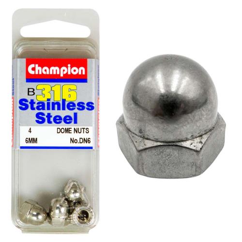 Champion 316/A4 M6 Dome Nut C