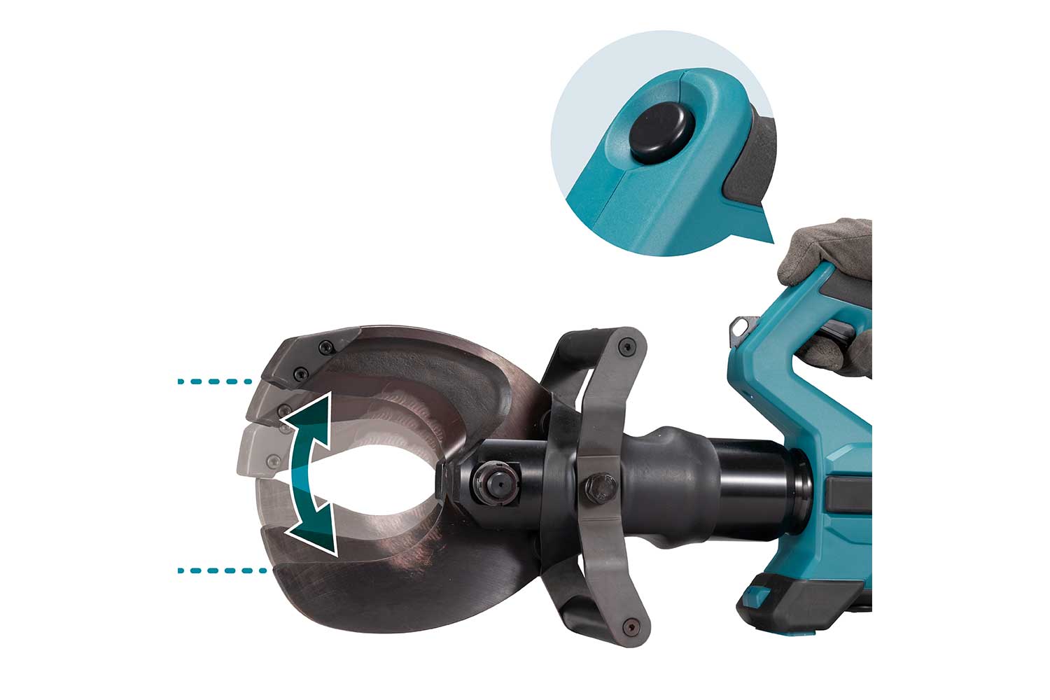 Makita 18V LXT 105mm Cable Cutters 1,300mm2