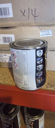 Damaged Tin Hammerite Hammered 750 mL Black
