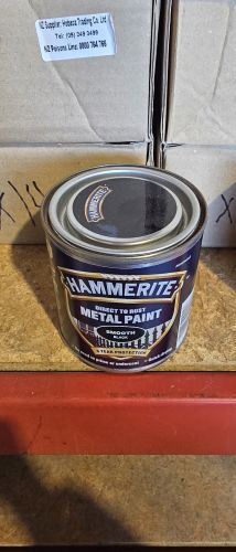 Damaged Tin Hammerite Smooth 250 mL Black