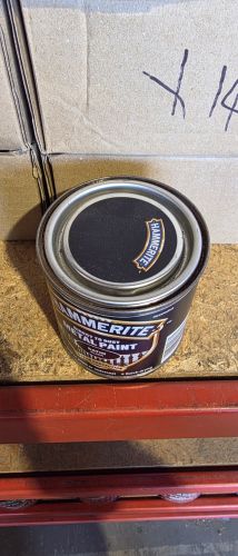 Damaged Tin Hammerite Satin 250 mL Black