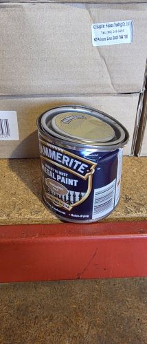 Damaged Tin Hammerite Smooth 250 mL Gold