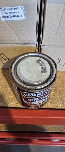 Damaged Tin Hammerite Smooth 250 mL White