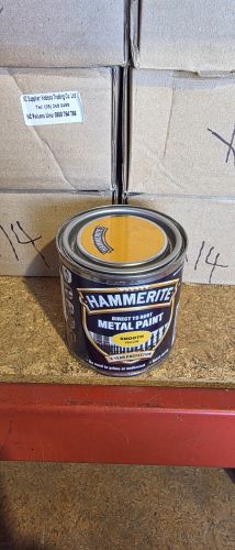 Damaged Tin Hammerite Smooth 250 mL Yellow