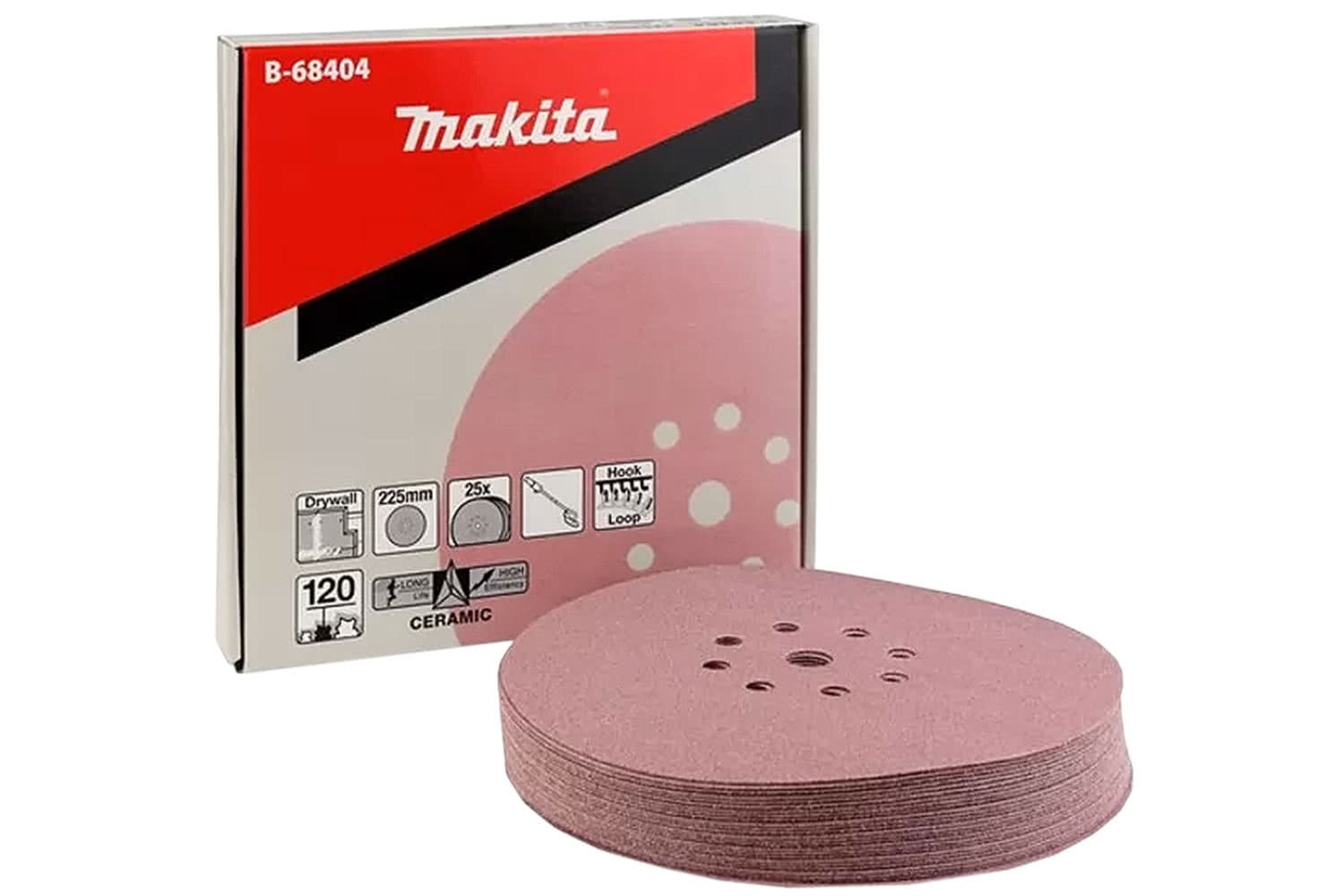 Makita *25pc*SANDING DISC 220G DSL800