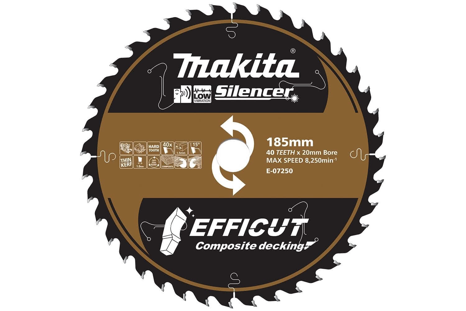 Makita EFFICUT COMPOSITE DECK 185x24T