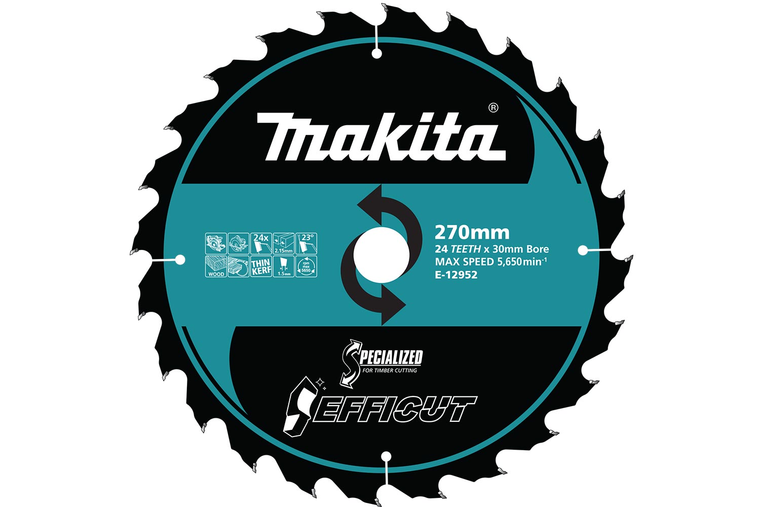 Makita EFFICUT 270mmx24T HS011G