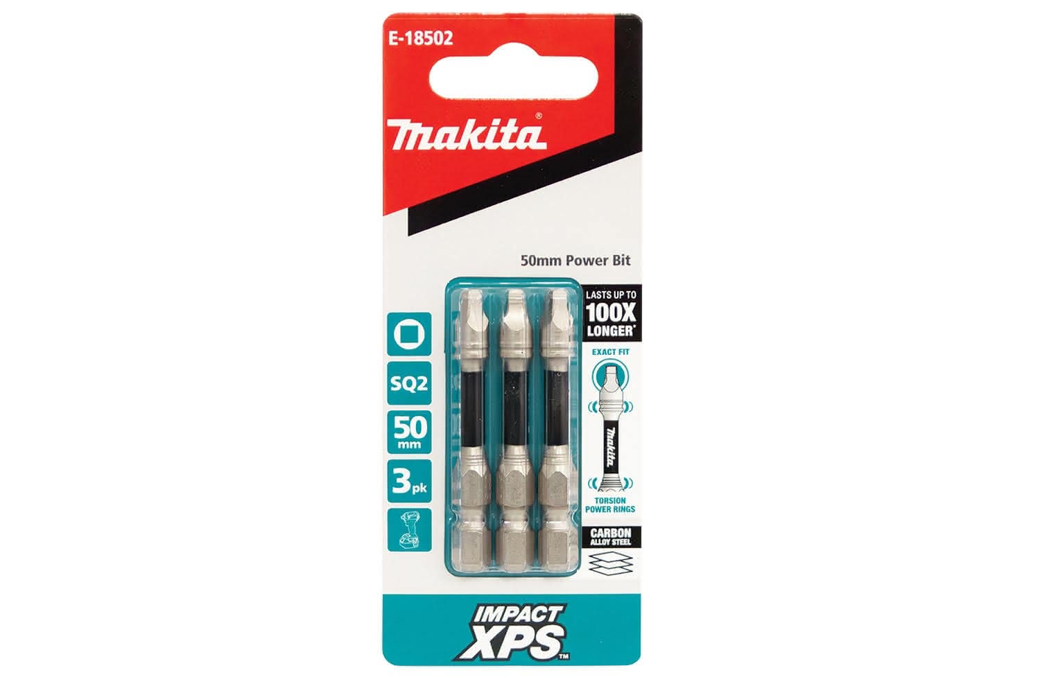 Makita IMPACT XPS SQ2 50mm 3PK
