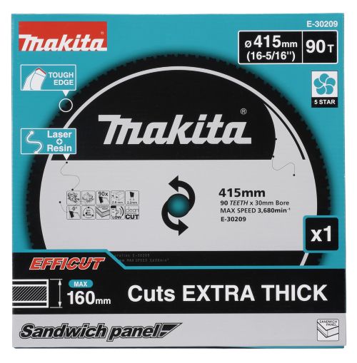 Makita EFFICUT Sandwich Panel Blade 415 x 30 x 90T
