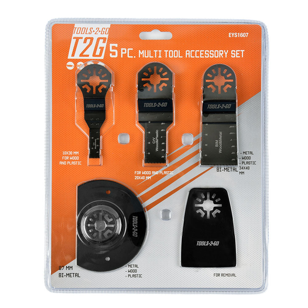 T2G 5pc Multi-Tool Accessory Set