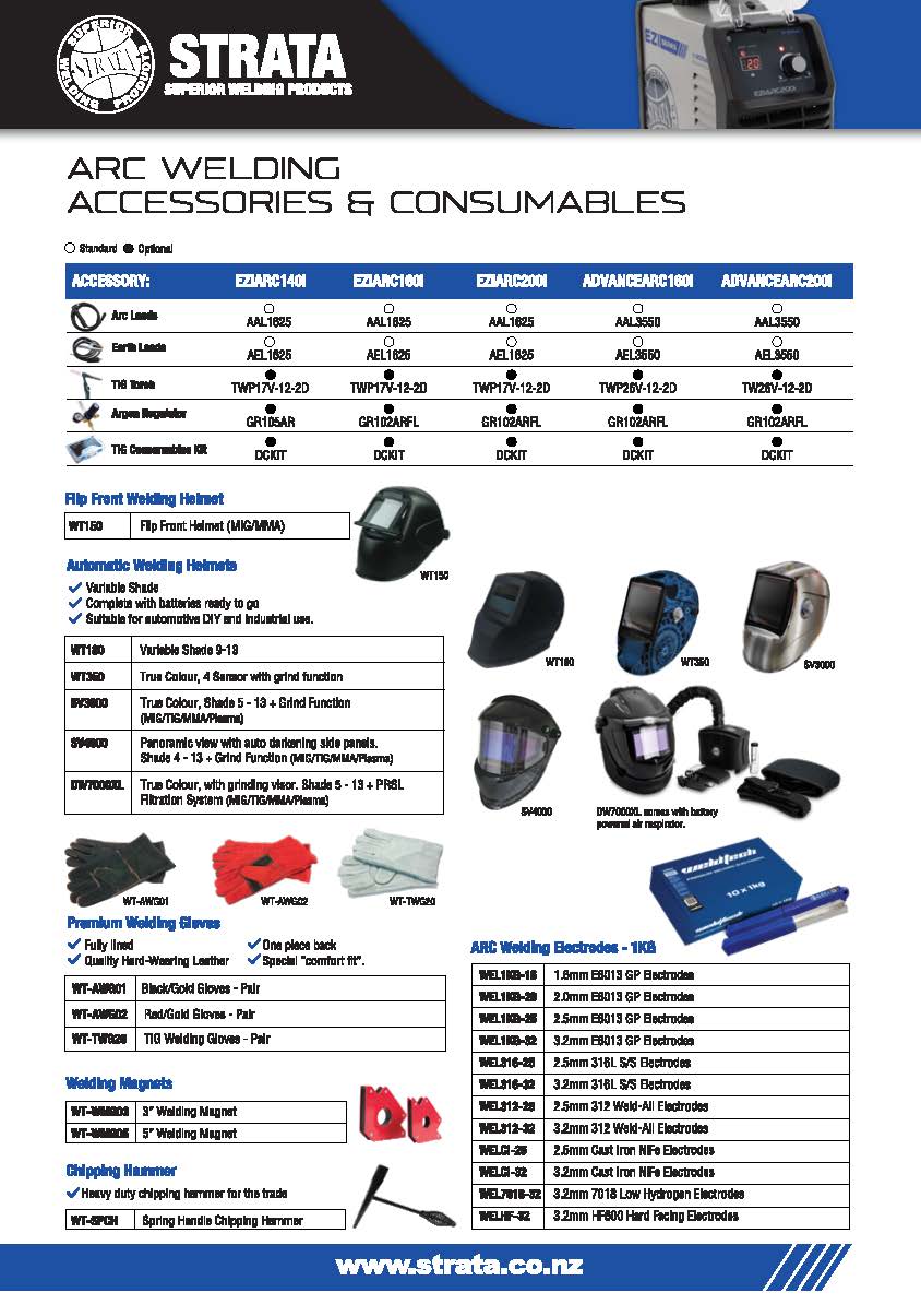 Strata 200A DC ARC/Lift TIG Inverter Welder