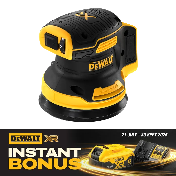 Dewalt 18V XR BL 125mm Random Orbital Sander