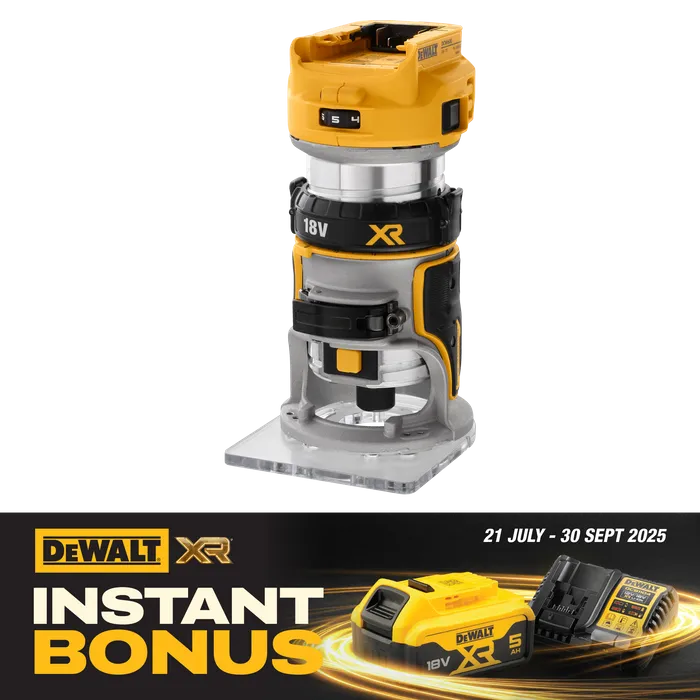 Dewalt 18v XR BL 8mm Compact Router Bare