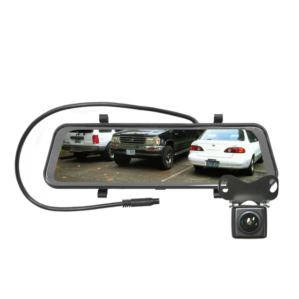 Avs 8.8 Inch Ahd 720P Clip On Rear View Full Screen Mirror Kit With Ahd Camera