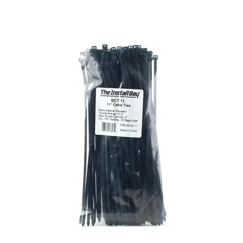 Cable Tie 300mm X 4.8mm Black Wide 100 Pk Dlg mms