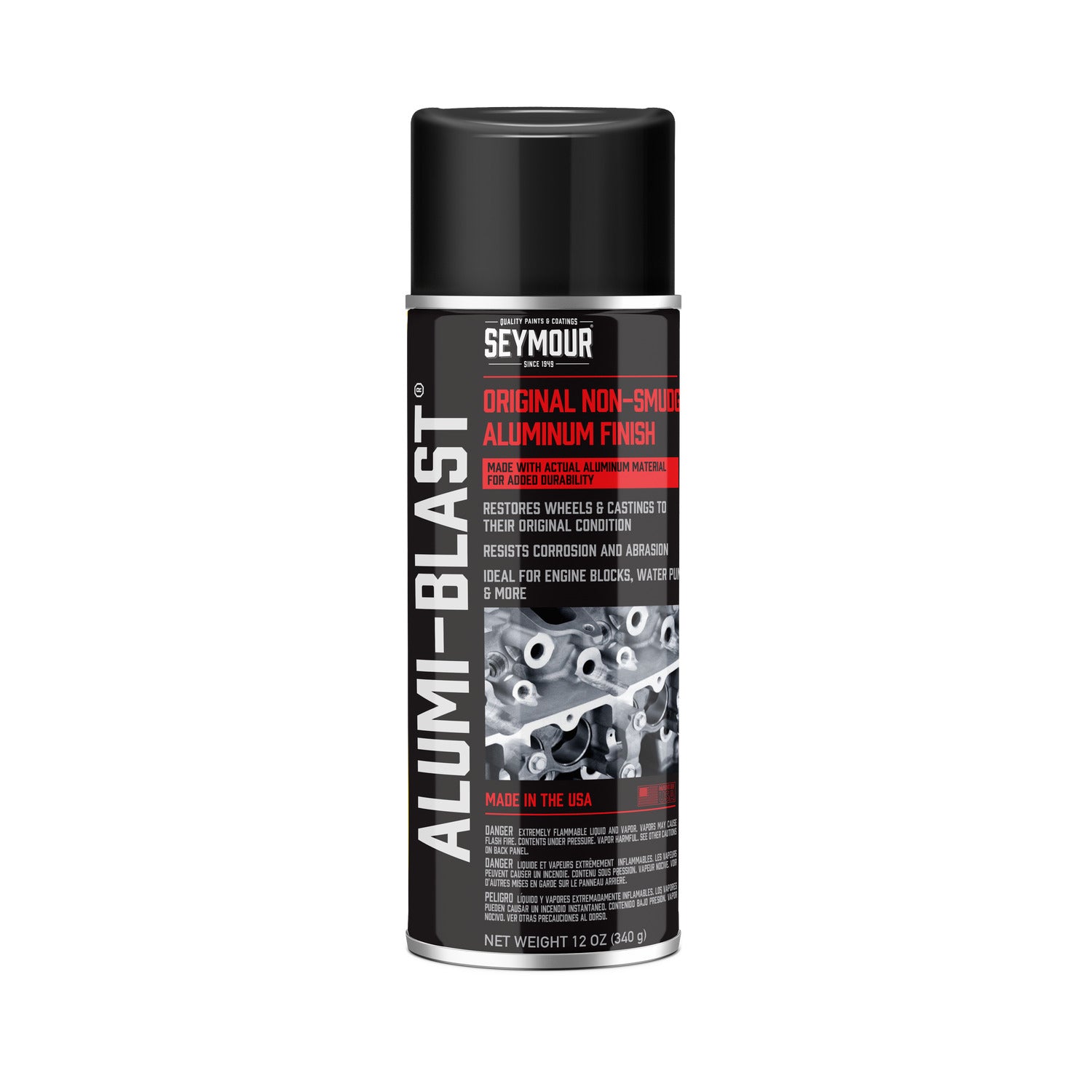 Seymour Aerosol Alumi-Blast Aluminium Finish 340gm
