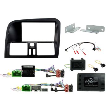 Fitting Kit Volvo Xc60 2008 - 2017 Double Din (Black) Complete Kit