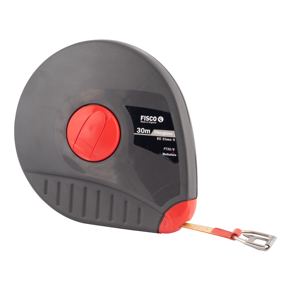 Fisco #FT30/9 30m FIBREGLASS TAPE - ABS CASE