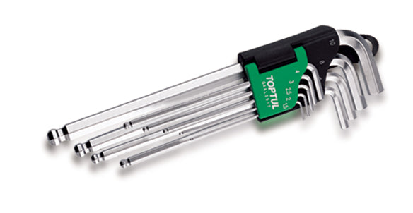 Toptul HEX KEY BP SET LONG SAE