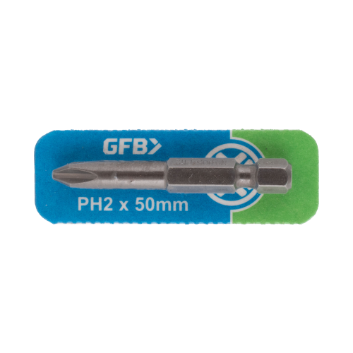 GFB screwdriver bit with blue and green packaging on a white background