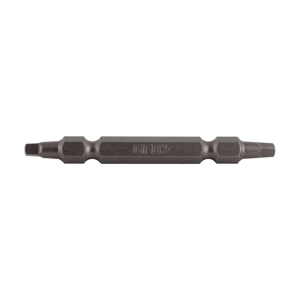 GFB Square Double Ended Driver Bit (SQ2 x 65mm) - 2 Pack