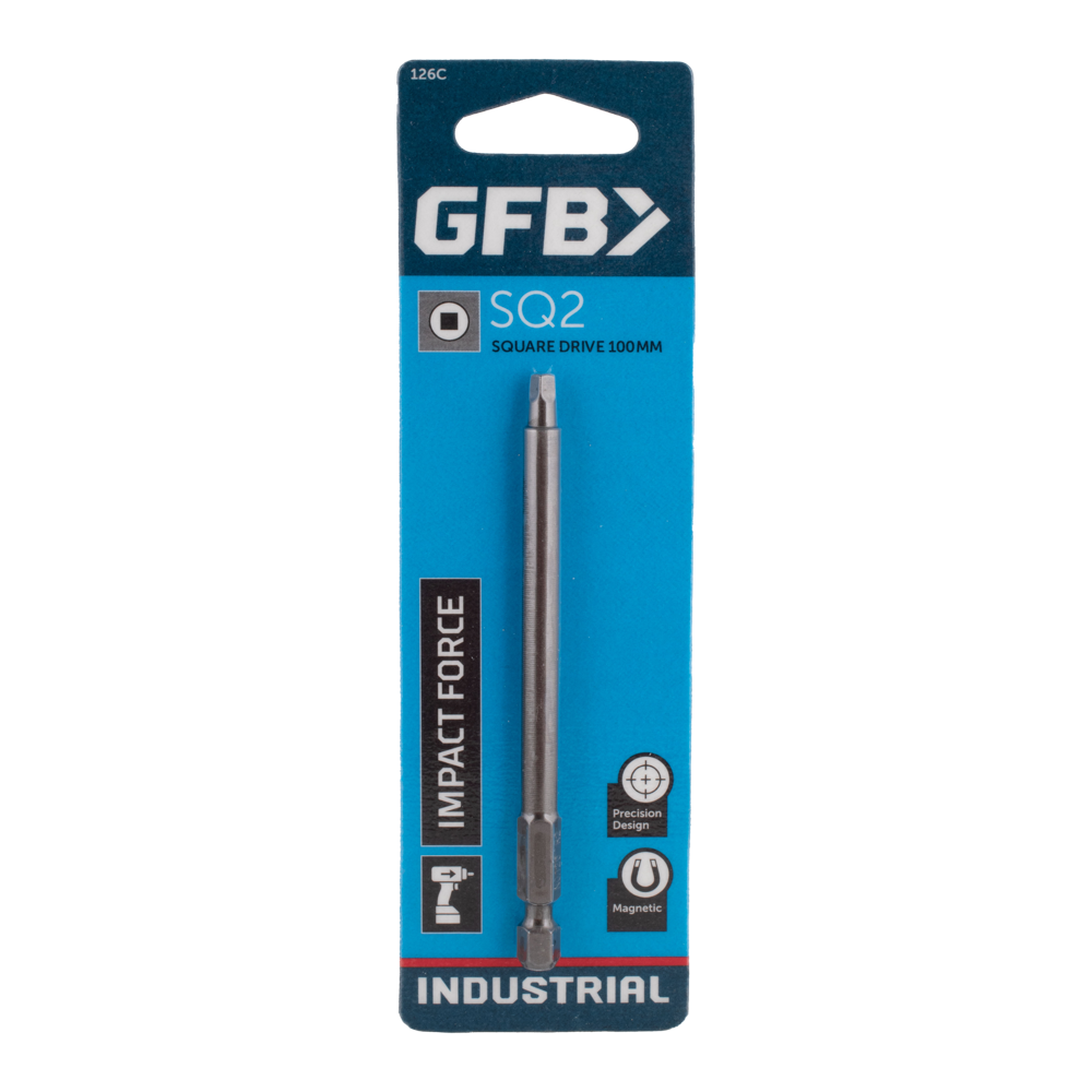 GFB Square Driver Bit (SQ2 x 100mm)