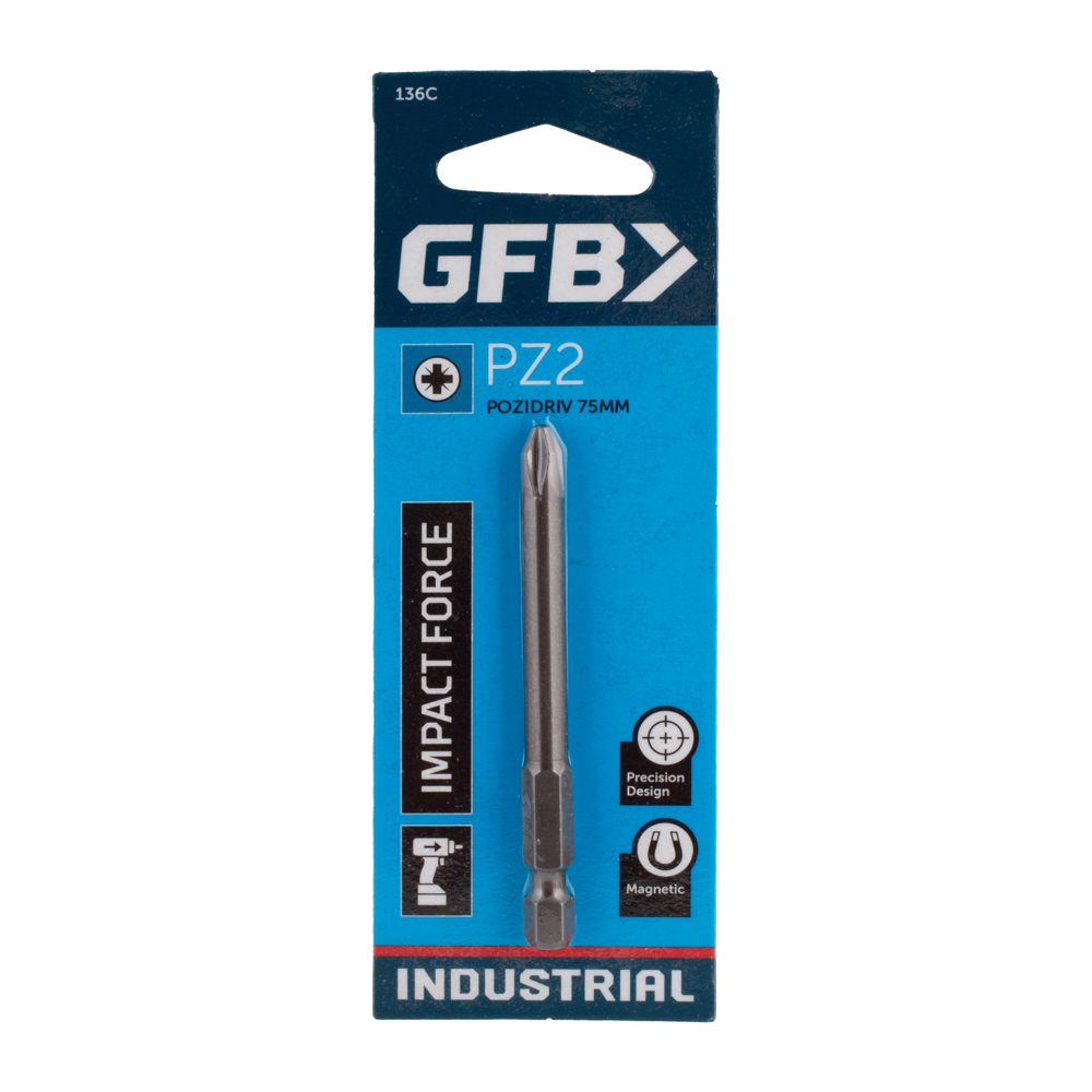 GFB Pozidriv Driver Bit (PZ2 x 75mm)