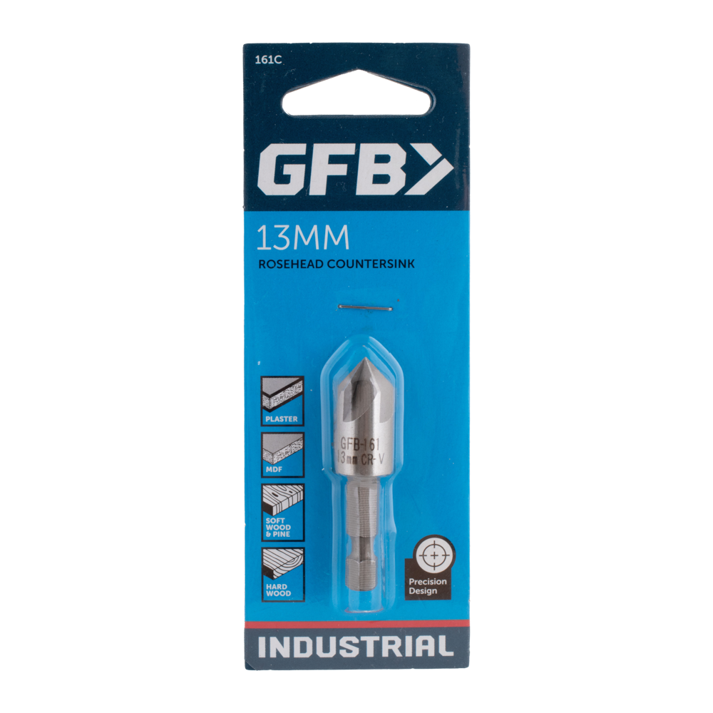 GFB Rose Head Countersink Bit (13mm x 90°)