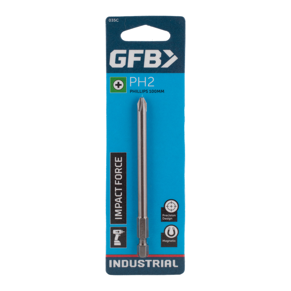GFB Phillips Driver Bit (PH2 x 100mm)