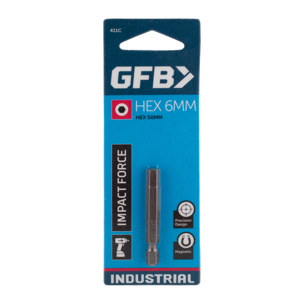 GFB Hex Driver Bit (6mm x 50mm)