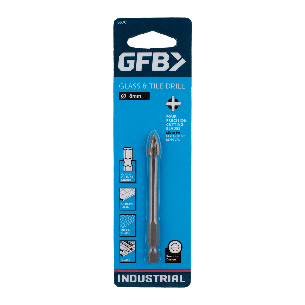 GFB 8mm Glass & Tile Drill Bit