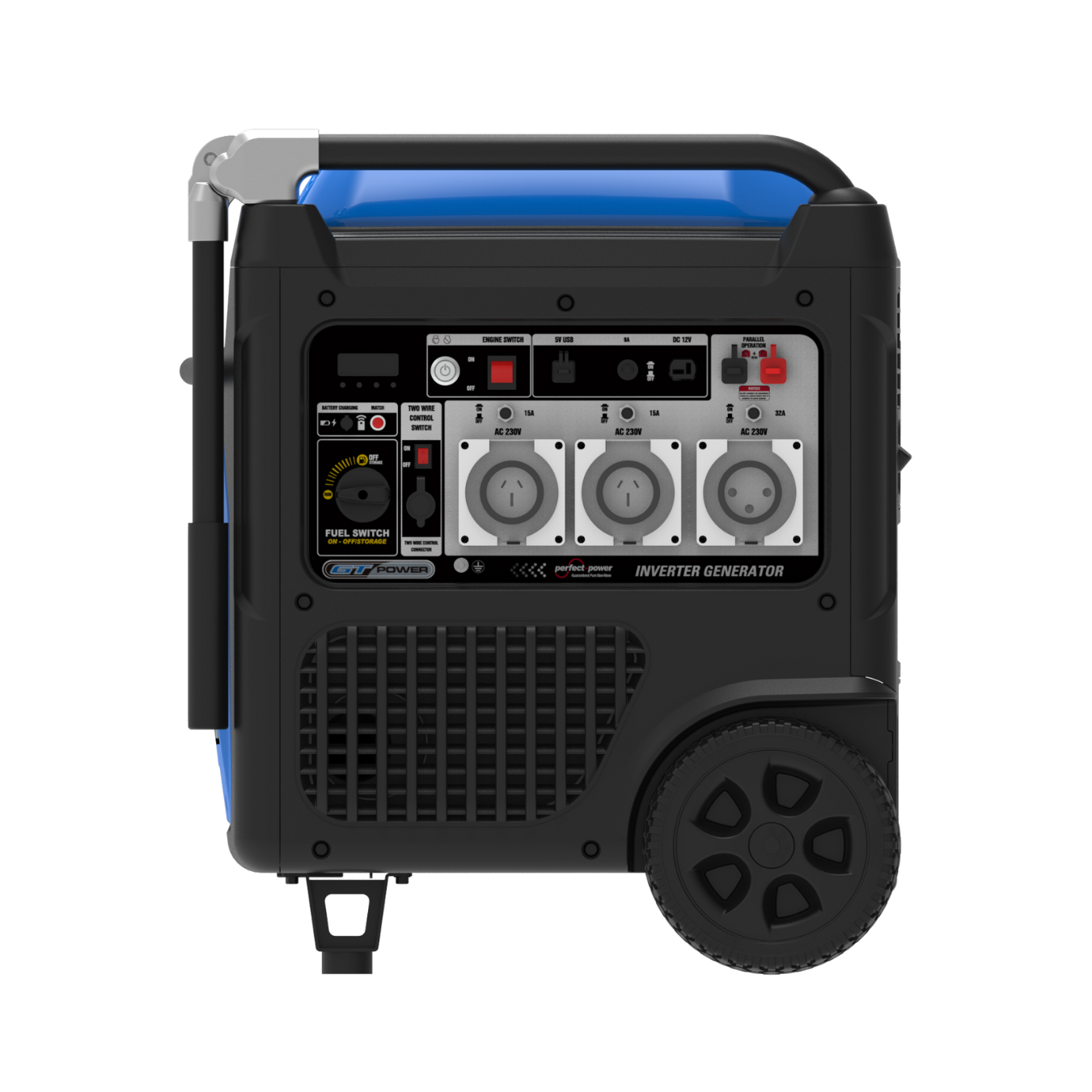 GT Power 9000W/11.25kVA Electric Start Silenced Inverter Generator