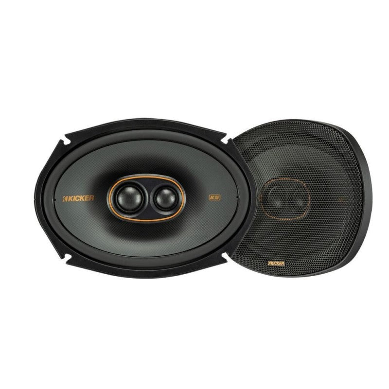 KICKER 6x9IN 300W 3WAY COAXIAL CAR SPEAKER PAIR