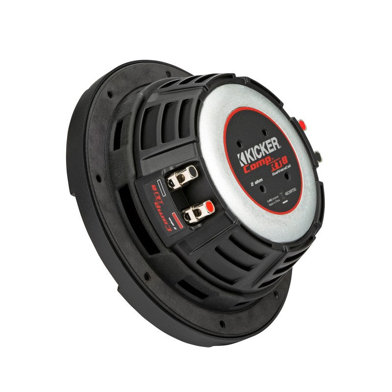 KICKER 8IN COMPRT SUBWOOFER DVC 2-OHM ROHS COMPLIANT