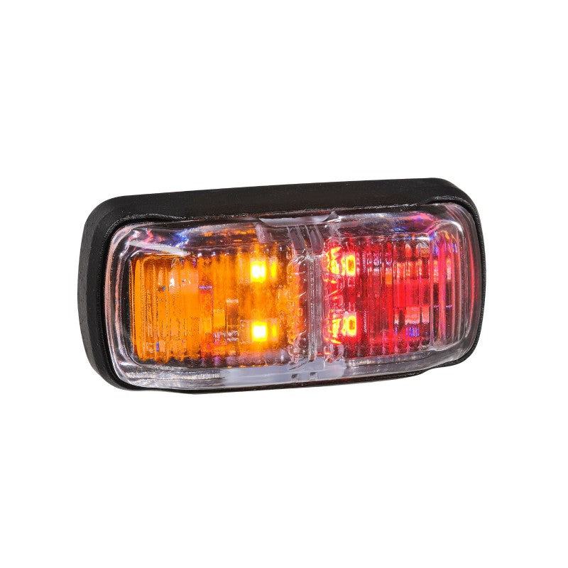 NARVA 9-33V Mdl63 LED Side Marker Red/Amber 0.5M Black Base