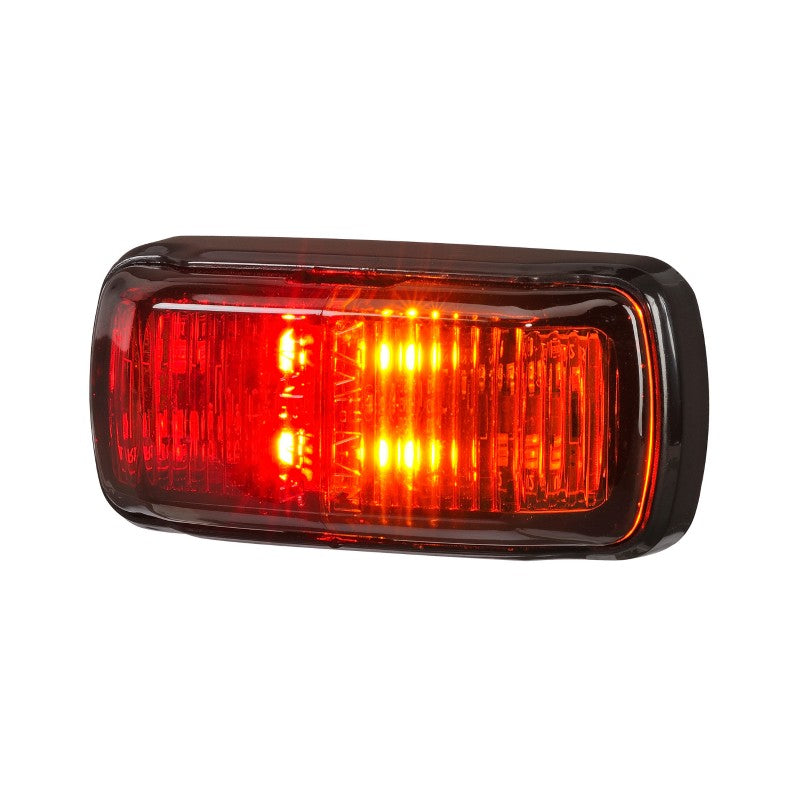 NARVA 9-33V Mdl64 LED Side Marker Red Amber 0.5M Black Base