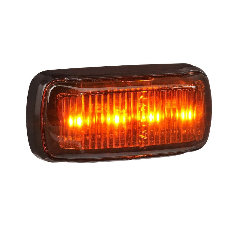 NARVA 9-33V Mdl64 LED Front Marker Indicator Amber 0.5M Black Base