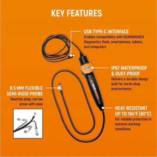 GW High Definition Flexible Inspection Endoscope NEW