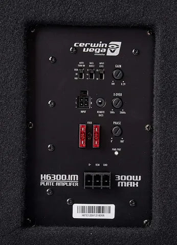 Cerwin Vega 12in Box Subwoofer And Amplifier Active 400W