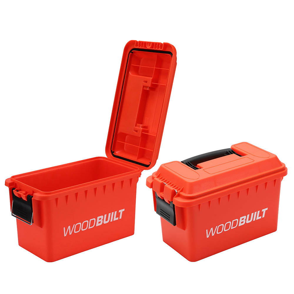WOODBUILT UTILITY FIELD BOX ORANGE LARGE 16.5L