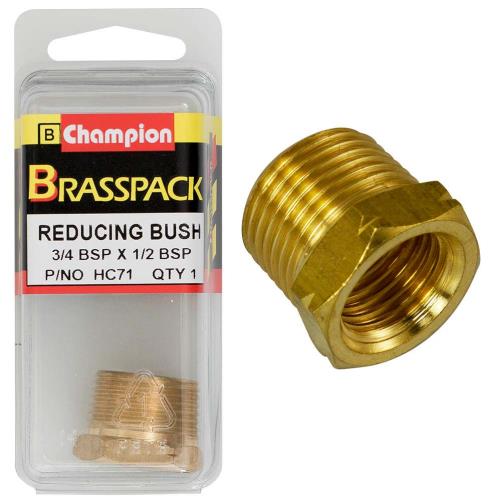 Champion Brass 3/4In X 1/2In Bsp Reducing Bush