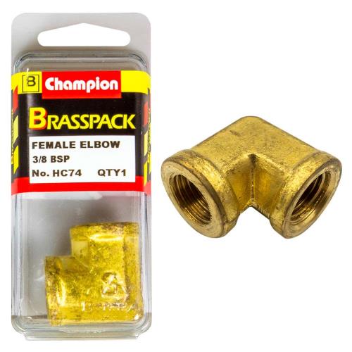 Champion Brass 3/8In Bsp Female Elbow