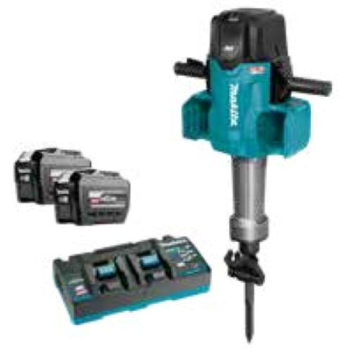 Makita 80Vmax (40Vx2) XGT Brushless Hex Shank Demolition Breaker 2x 8.0Ah