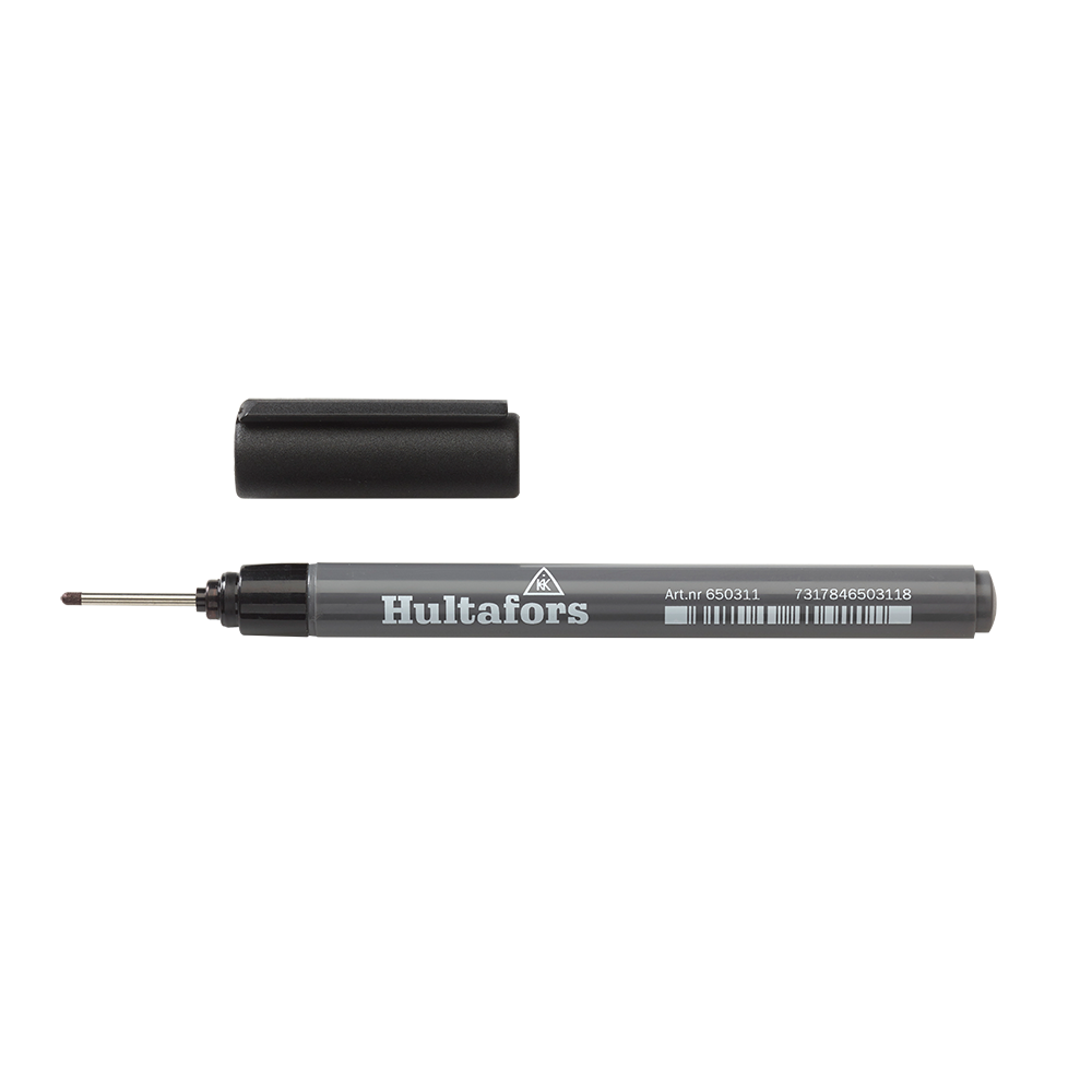Hultafors #650310 DEEP HOLE INK MARKER - BLACK