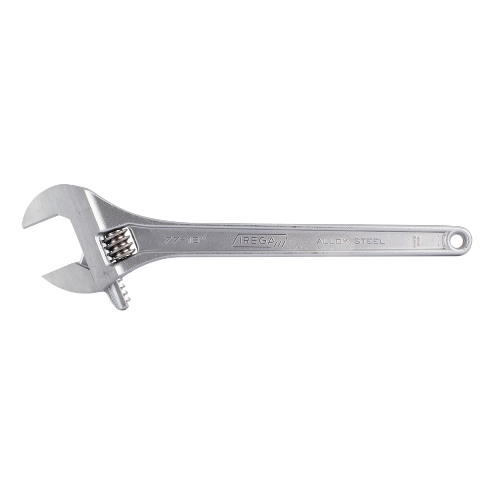 Irega #77 450mm ADJUSTABLE WRENCH - 53mm CAPACITY