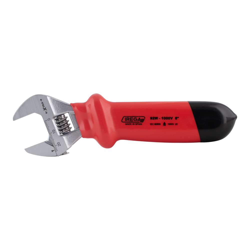 Irega #92CP 150mm 1000v INSULATED ADJUST WRENCH-24mm CAPACITY