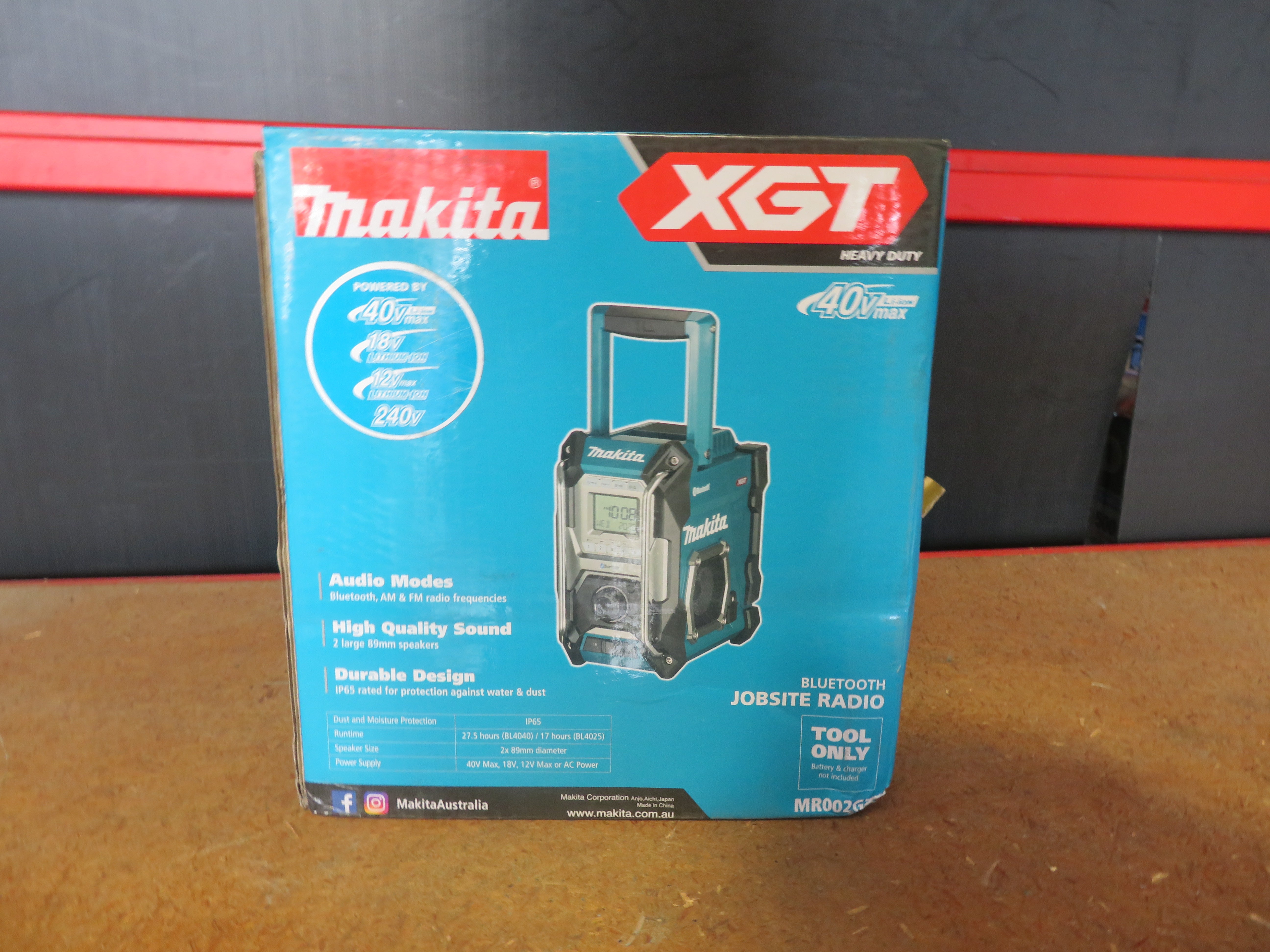 Makita 40Vmax Xgt Job Site Bluetooth Radio