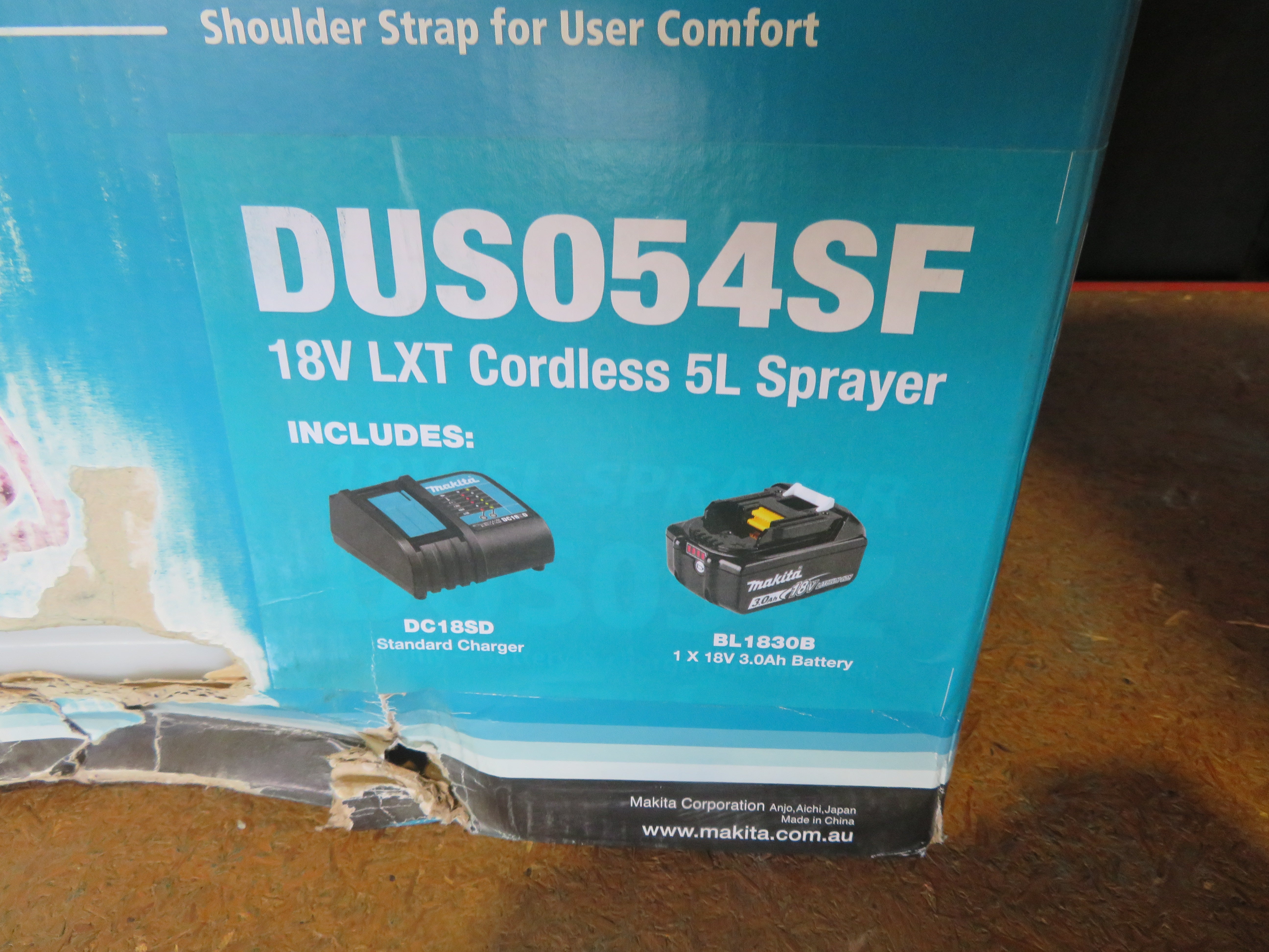 Makita 18V Shoulder Sprayer 5L 1X3Ah